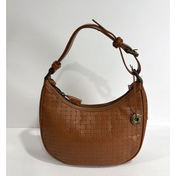 The Sak Handbags - The Sak Women's Small Hobo Woven Leather Bag Brown Adjustable Strap NWT